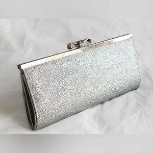 INC Carolyn Glitter Clutch